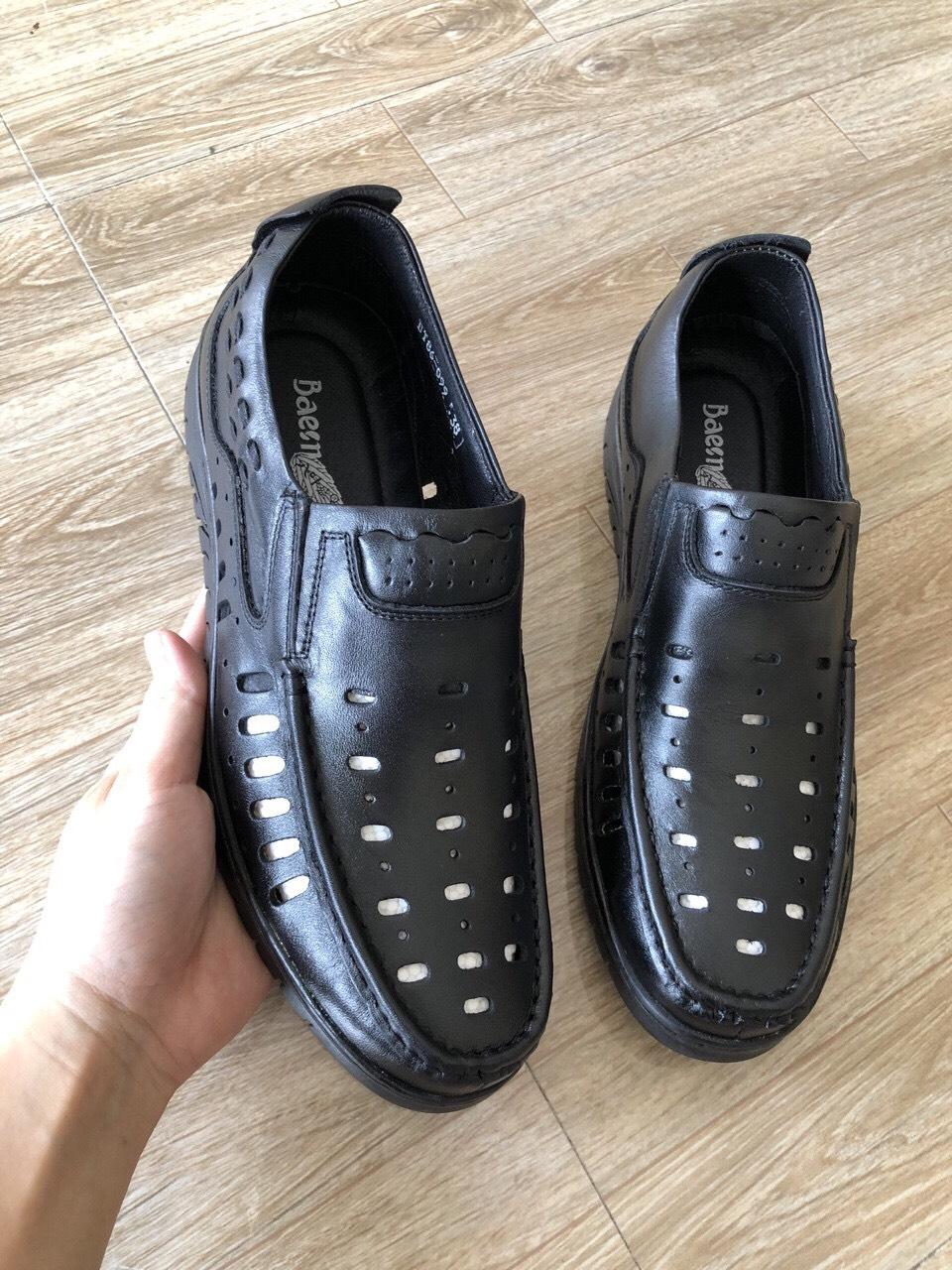 [DA BÒ 100%] Giày lười da bò thật MENLI RLZ02 - Bảo hành 12 tháng  (Hoàn tiền nếu phát hiện giả da)