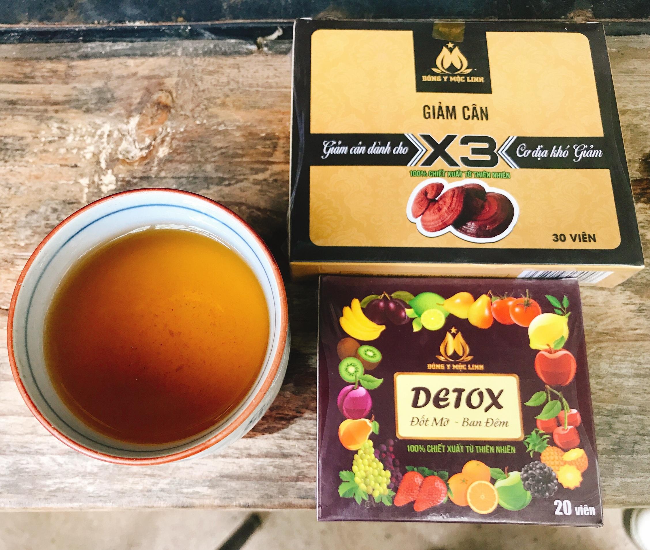Giảm Cân Mộc Linh X3 (tặng 20 viên detox)
