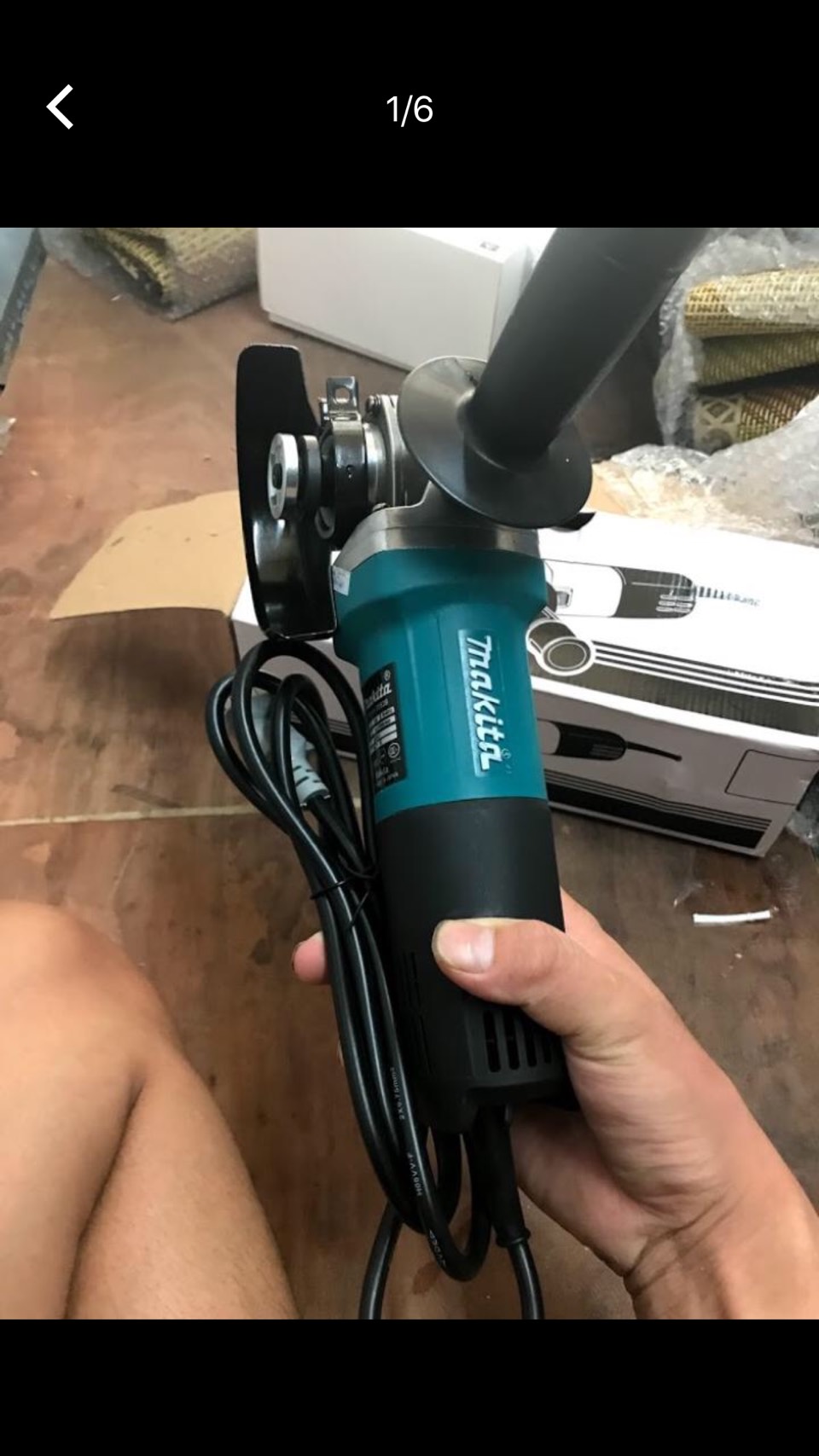 (ĐANG-SALE 50%)Máy mài cắt MAKITA lõi đồng công tắc đuôi - Máy mài cầm tay MAKITA,Máy Mài Makita Nhật Bản,Máy cắt cầm tay,Máy mài Makita 9556B Lõi đồng 100% công xuất lớn 840W.(BH 12T) Mega Big 5.0