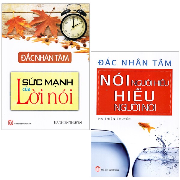Sách - Bộ 2 Cuốn Đắc Nhân Tâm: Sức Mạnh Của Lời Nói + Nói Người Hiểu - Hiểu Người Nói