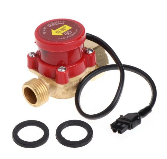 Công tắc cảm biến dòng chảy dùng cho máy bơm tăng áp 100W/220V đầu gen 21mm, role máy bơm, van điện từ, cong tac dong chay