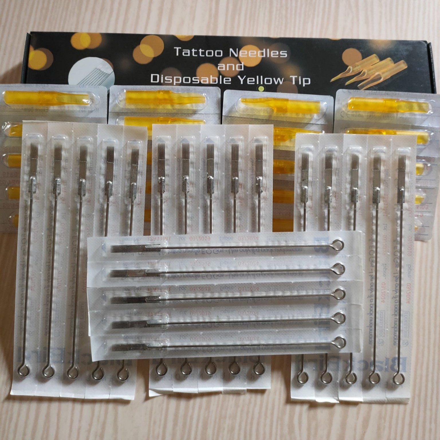 Hộp Kim xăm + Ngòi 7RL đi nét ( 20 kim + 20 ngòi )