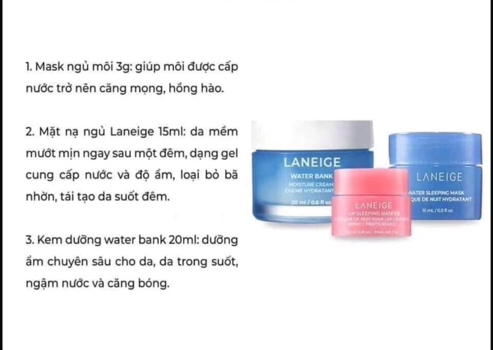 Set dưỡng 3 món Laneige Sephora Beauty Insider