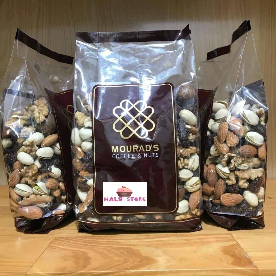 [HCM]Hạt hỗn hợp mixed 5 loại hạt óc chó hạt dẻ cười macca bí xanh hạnh nhân Mourads 453 g - Úc