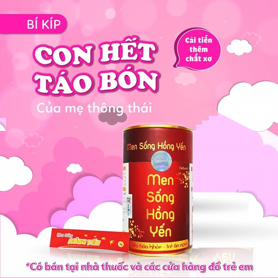 Men sống hồng yến Cầu Bình An (hộp 20 gói)