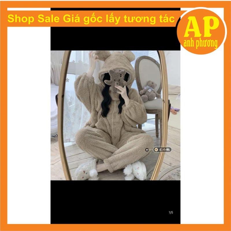 卍  bộ gấu lông thêu need sleepb có ảnh thật sp