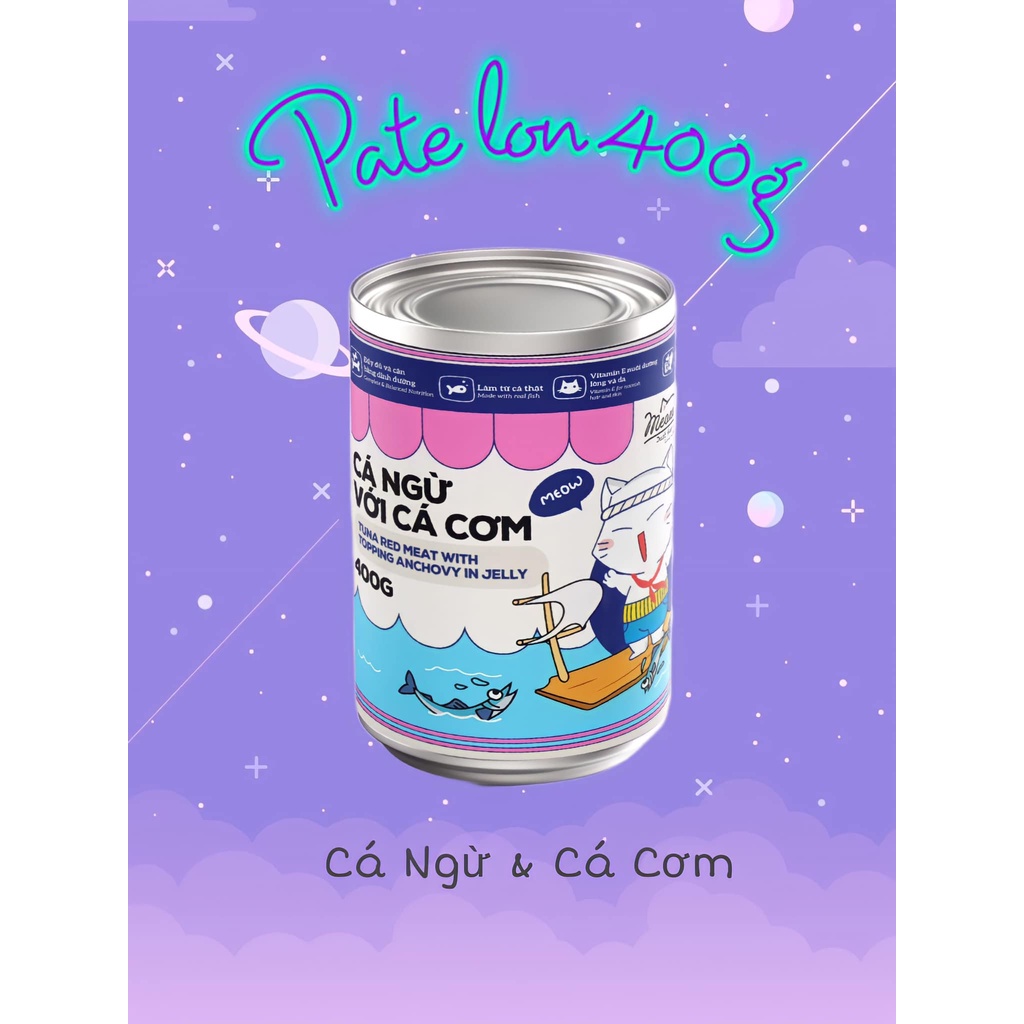 Pate Mèo Meowcat 400g, Pate Cho Mèo Mọi Lứa Tuổi