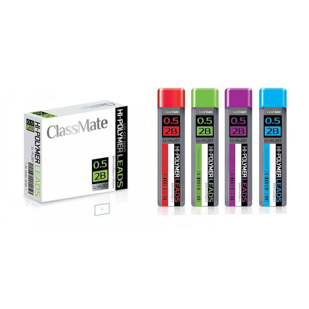 Ruột chì kim Classmate CL-PL102 2B - 0.7mm - Văn phòng phẩm Bảo An