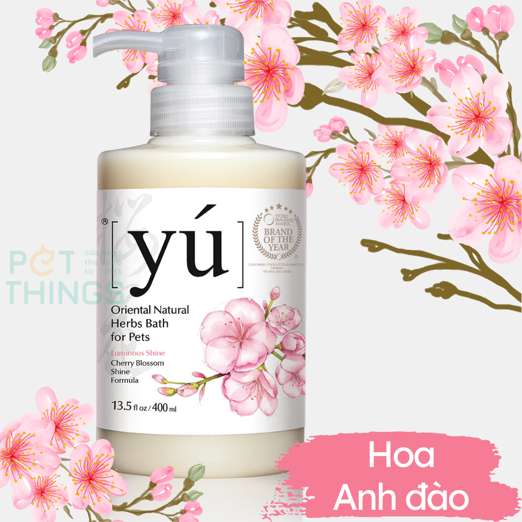 SỮA TẮM YÚ 30ML/400ML CHO CHÓ MÈO