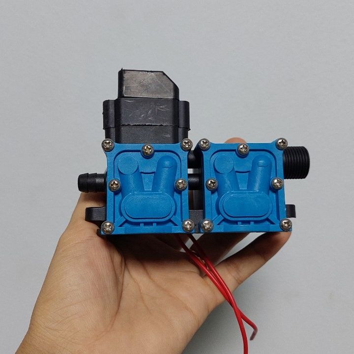 Đầu Bơm Đơn, Bơm Đôi 12V DC - Linh kiện Máy Bơm Nước Mini