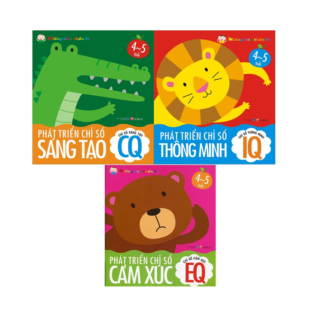Sách miếng dán thần kỳ - phát triển chỉ số thông minh iq eq cq