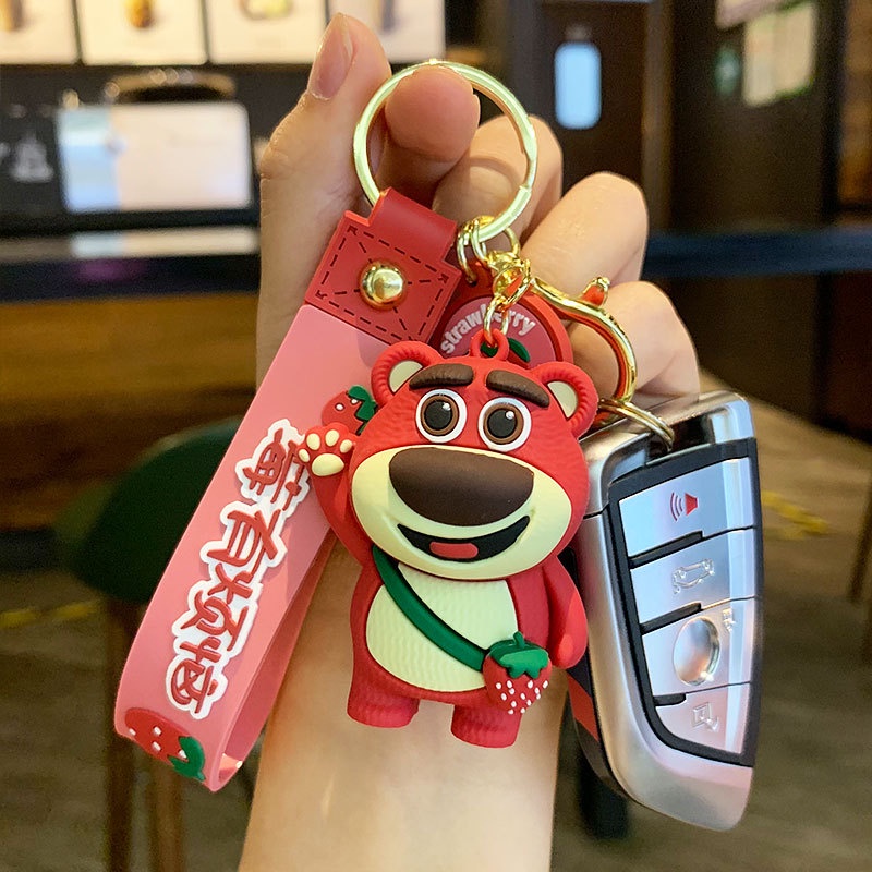 Móc khóa đẹp dễ thương cute hình thú hoạt hình dễ thương phụ kiện túi xách balo xe máy oto đáng yêu -minkey