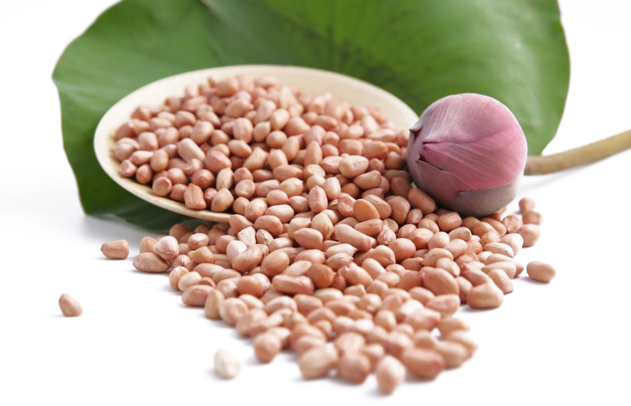 Lạc (đậu phộng) đỏ/ trắng chưa rang 500gram