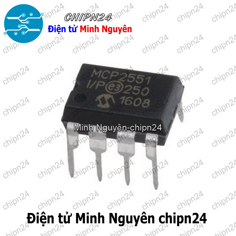 [1 con] (DT) IC MCP2551 DIP-8 Hàng Tốt (MCP2551-I/P 2551) - HH003943