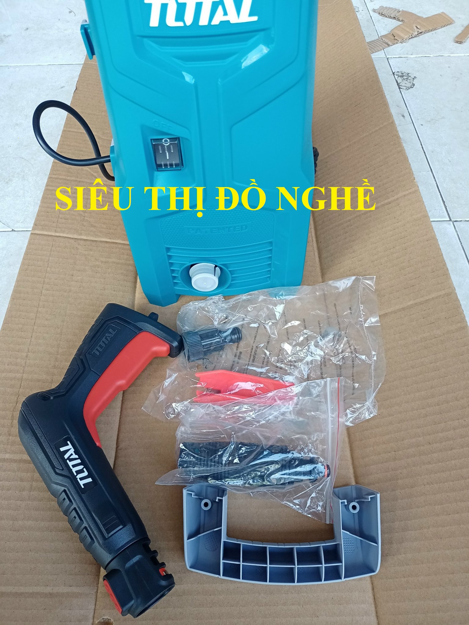 Máy xịt rửa 1200w total tgt113026