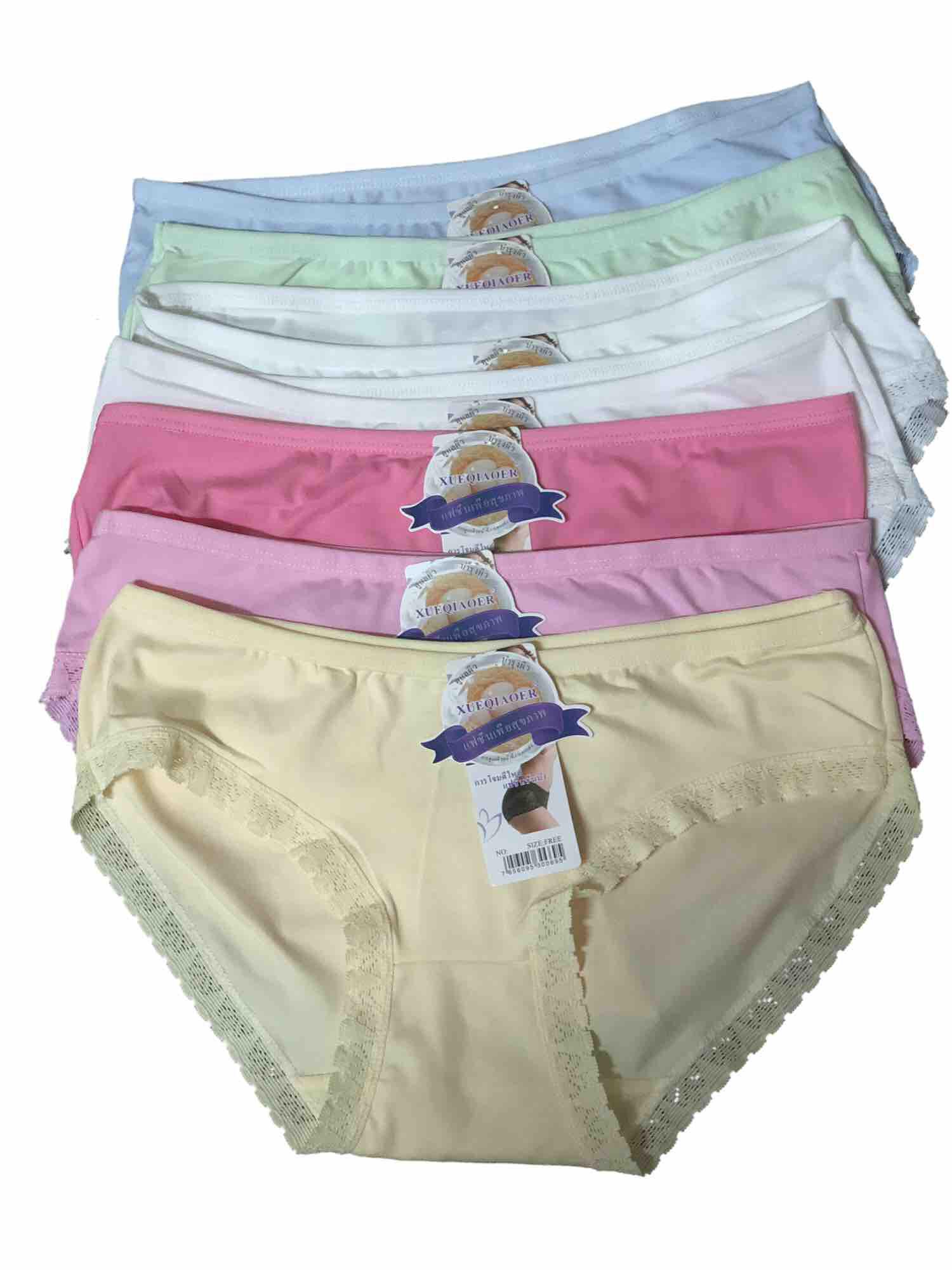 Combo 10 quần lót nữ cotton pha ren