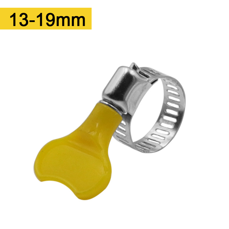 Cổ dê inox cao cấp có tay vặn nhựa, cổ dê đai xiết ống nước đủ size tiện dụng