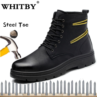Brand WHITBY COD Giày Bảo Hộ Lao Động Cao Cổ WHITBY Giày Bảo Hộ Lao Động thumbnail