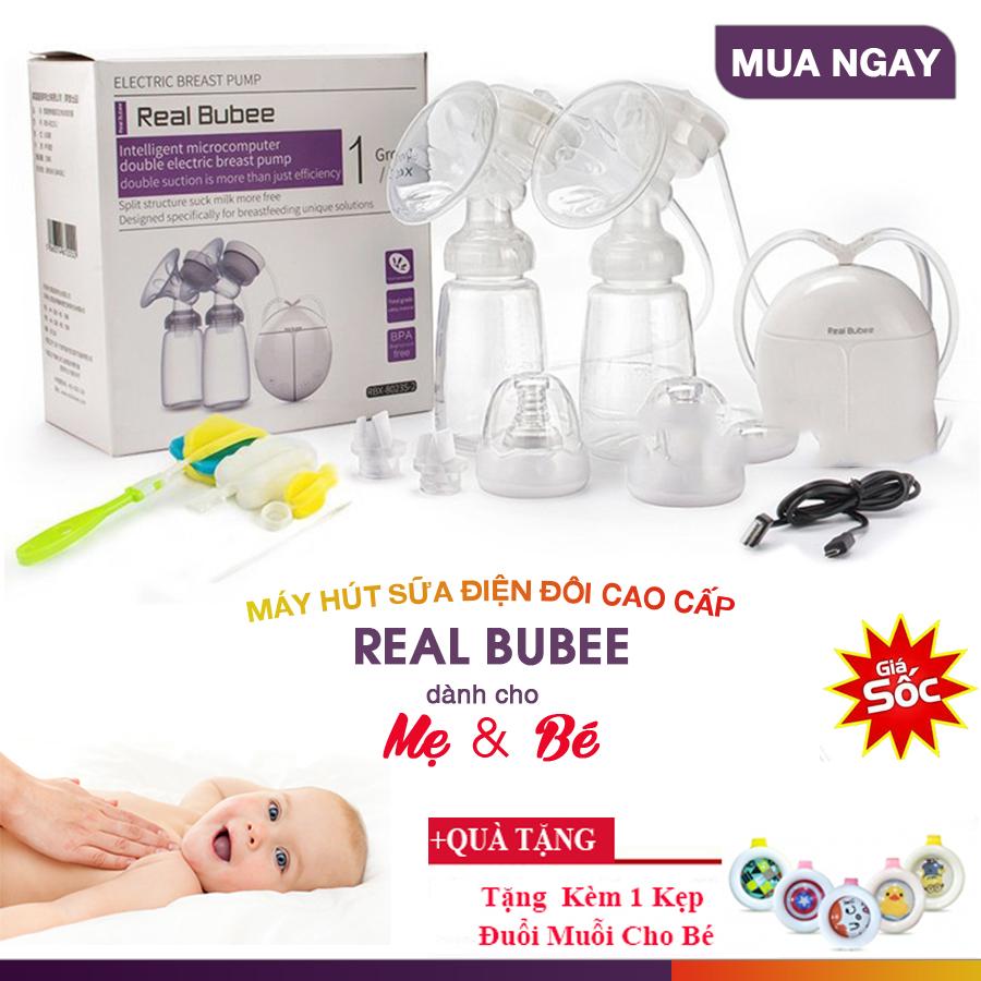 Máy Vắt Sữa Mẹ, Máy Hút Sữa Điện Đôi Read Bubee, Vừa Hút Sữa Vừa Mát Xa Kích Sữa Giải Pháp Cho Mẹ Và Bé, Giá Sốc, máy vắt sữa điện đôi