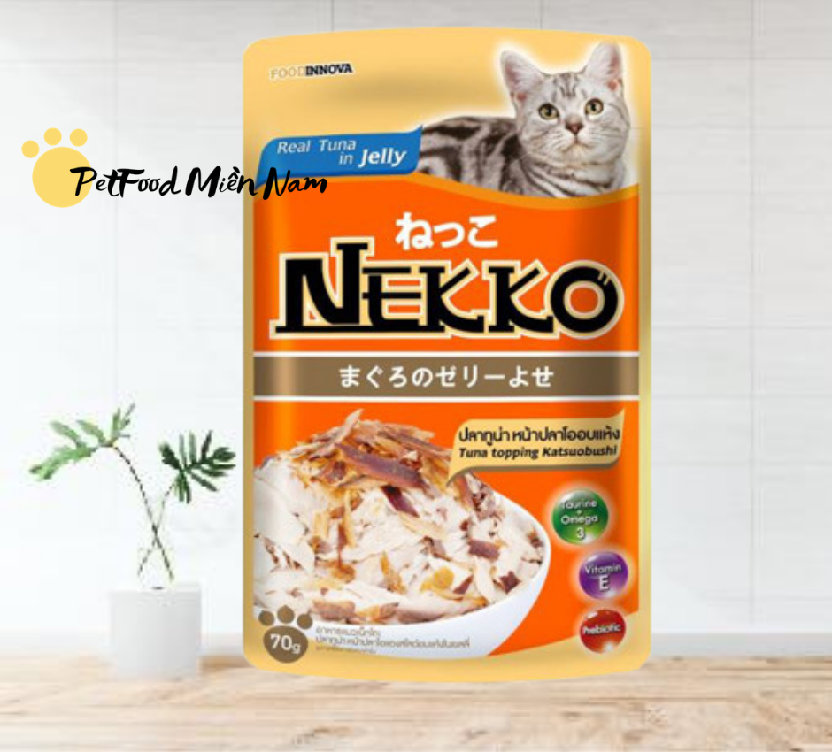 Pate cho mèo Nekko 70g đủ vị