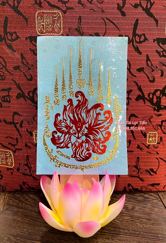 Linh Phù Dán Hồ Ly 9 Đuôi Tăng Vận Tình Duyên