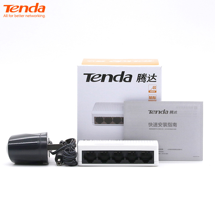 Bộ chia cổng mạng lan switch Tenda S105 5 cổng
