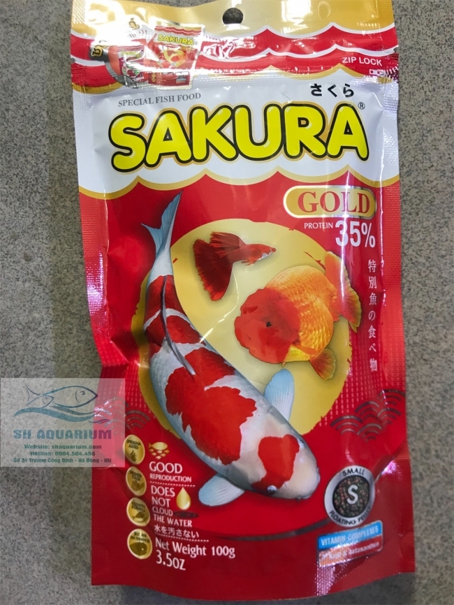 [HOÀN TIỀN 10%]THỨC ĂN THỨC ĂN SAKURA 100G