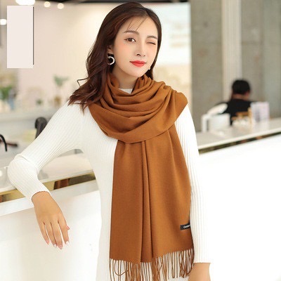 Khăn quàng Cashmere phong cách Hàn Quốc
