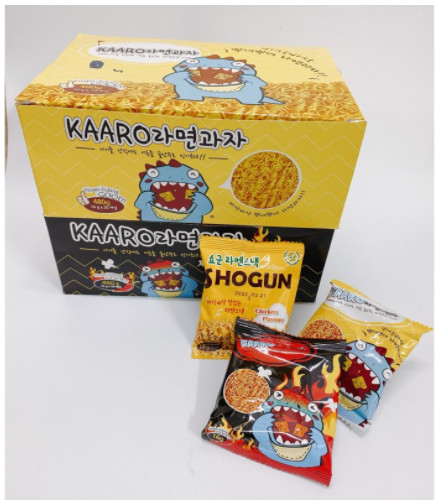 Mì ăn liền vị cay trẻ em Kaaro Hàn Quốc 30 gói