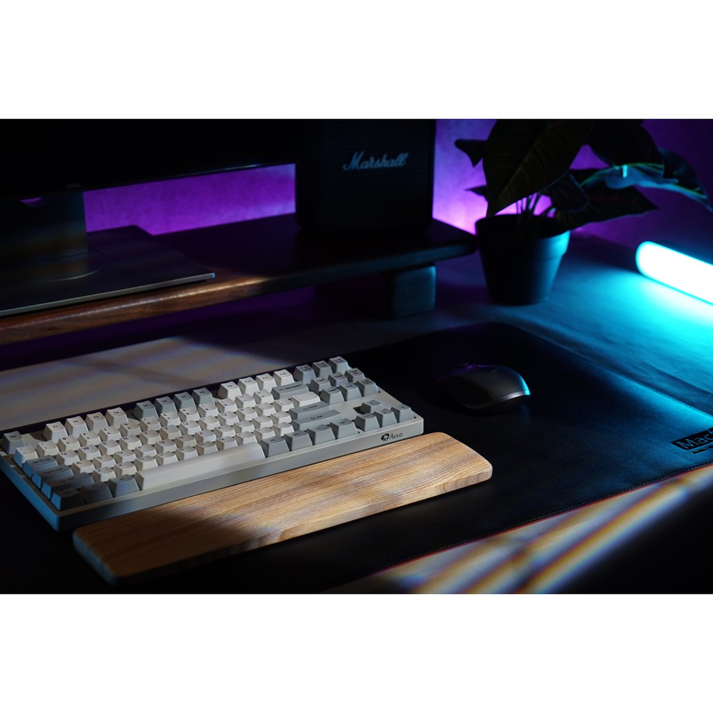Kê tay gỗ Tần Bì HyperWork cao cấp cho bàn phím cơ