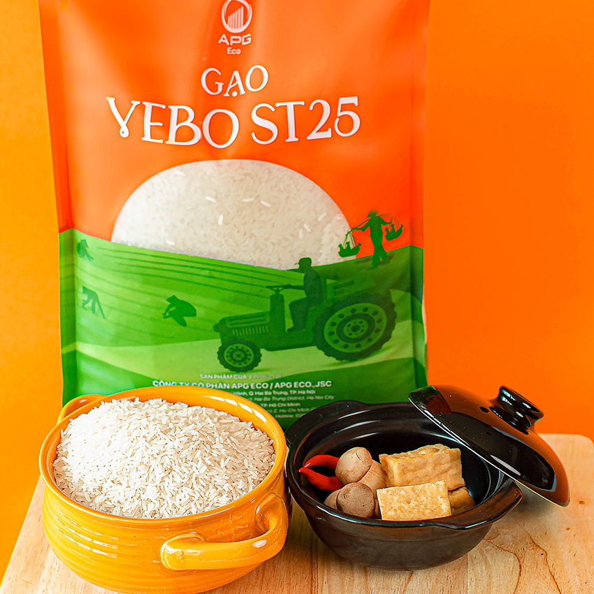 COMBO 3 BAO GẠO VEBO ST25 (TỔNG 15KG) [date mới]