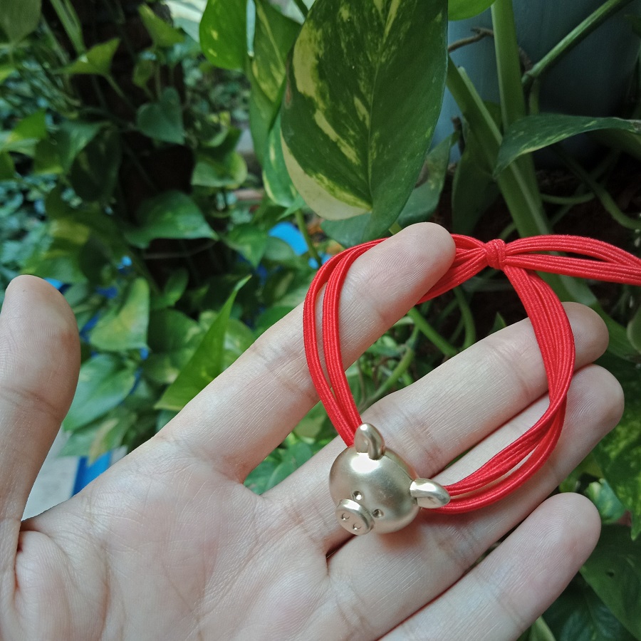 [HCM]Cột Tóc Cho Bé Hình Heo Dễ Thương