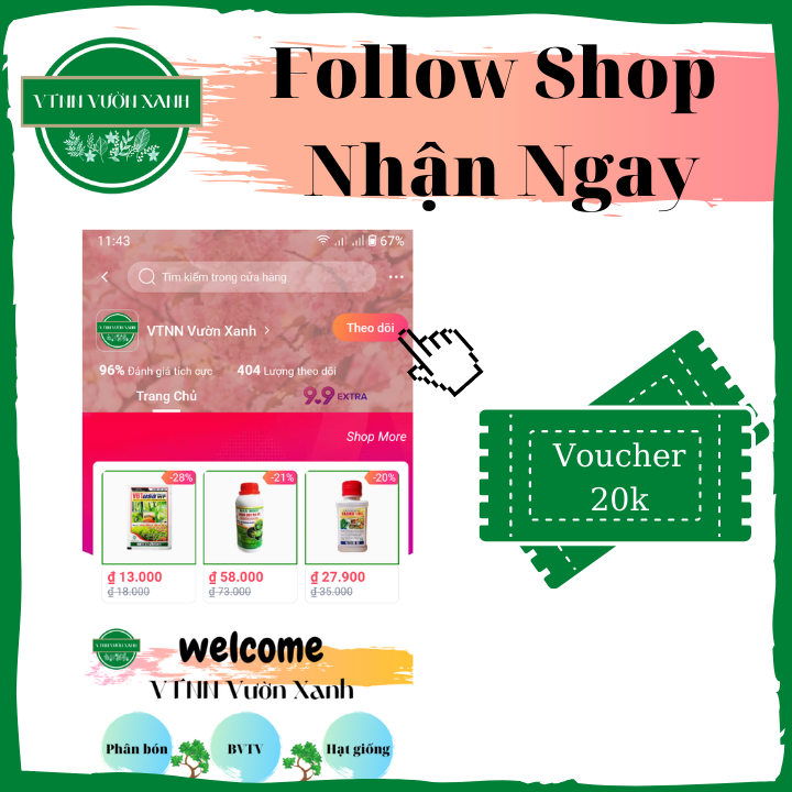 Phân vàng Osmocote 14-14-14 tan chậm 1kg