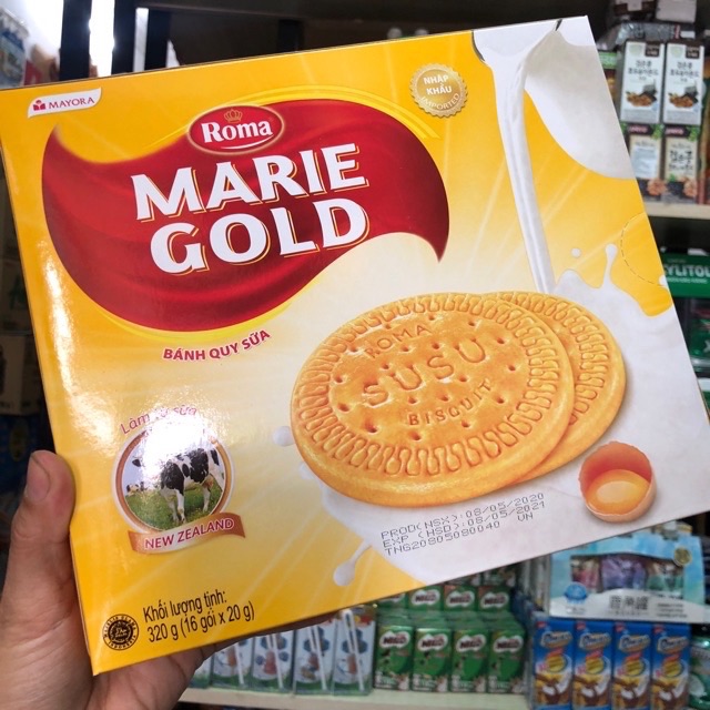 Bánh quy sữa Marie Gold 320g