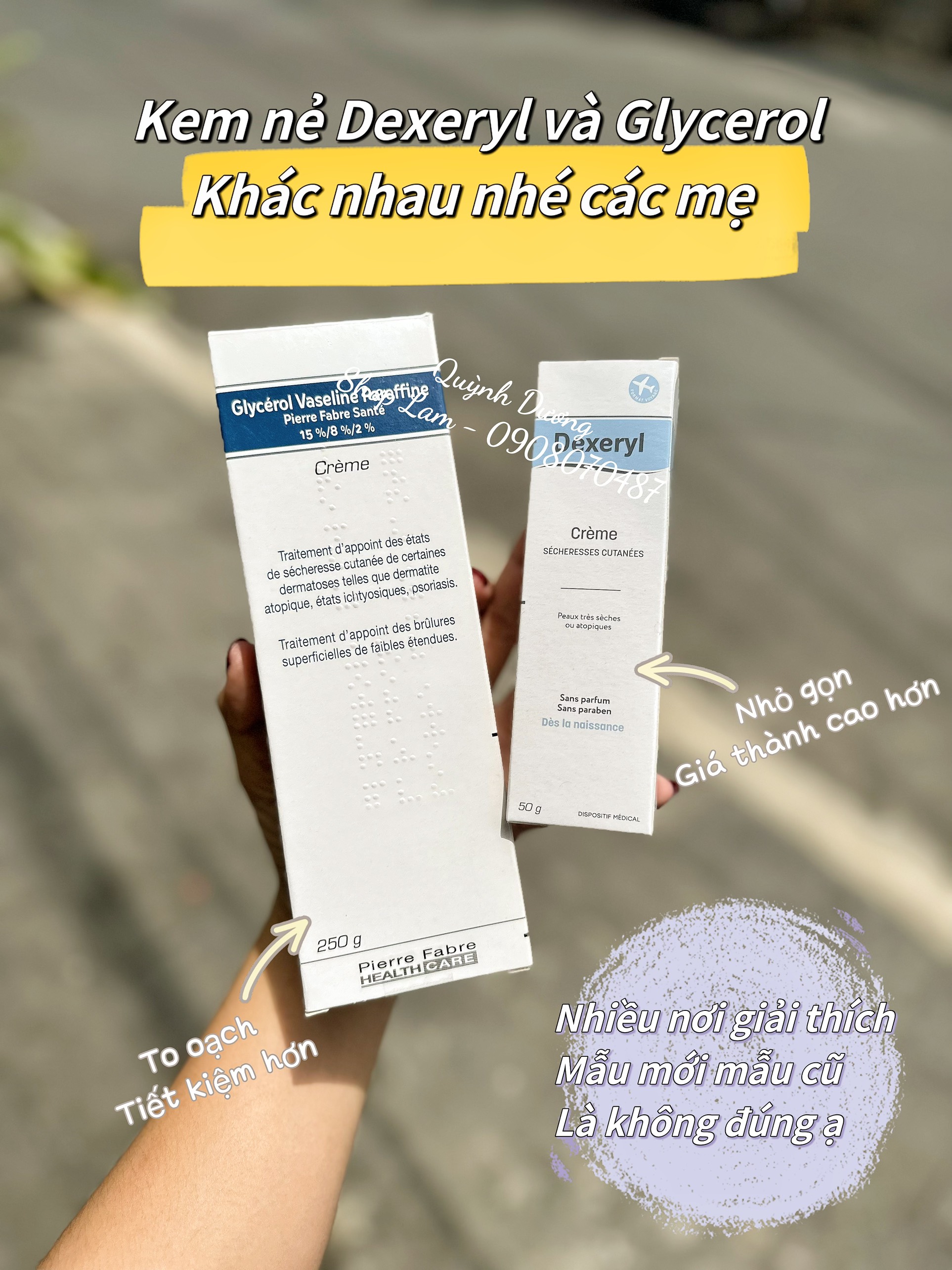 Kem nẻ GLYCEROL VASELINE PARAFFINE 250g cho bé