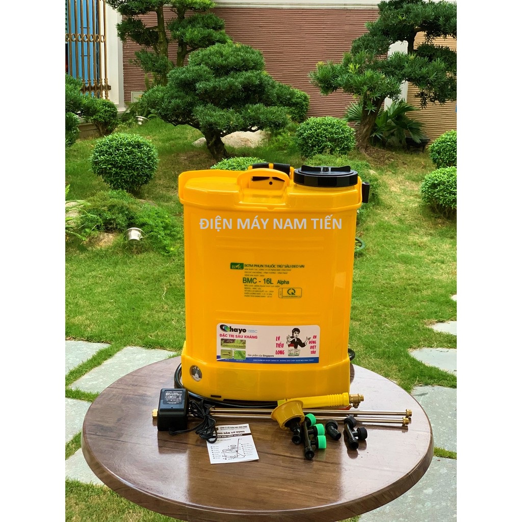 bình xịt điện - Bình bơm điện động cơ BMC 16L Alpha