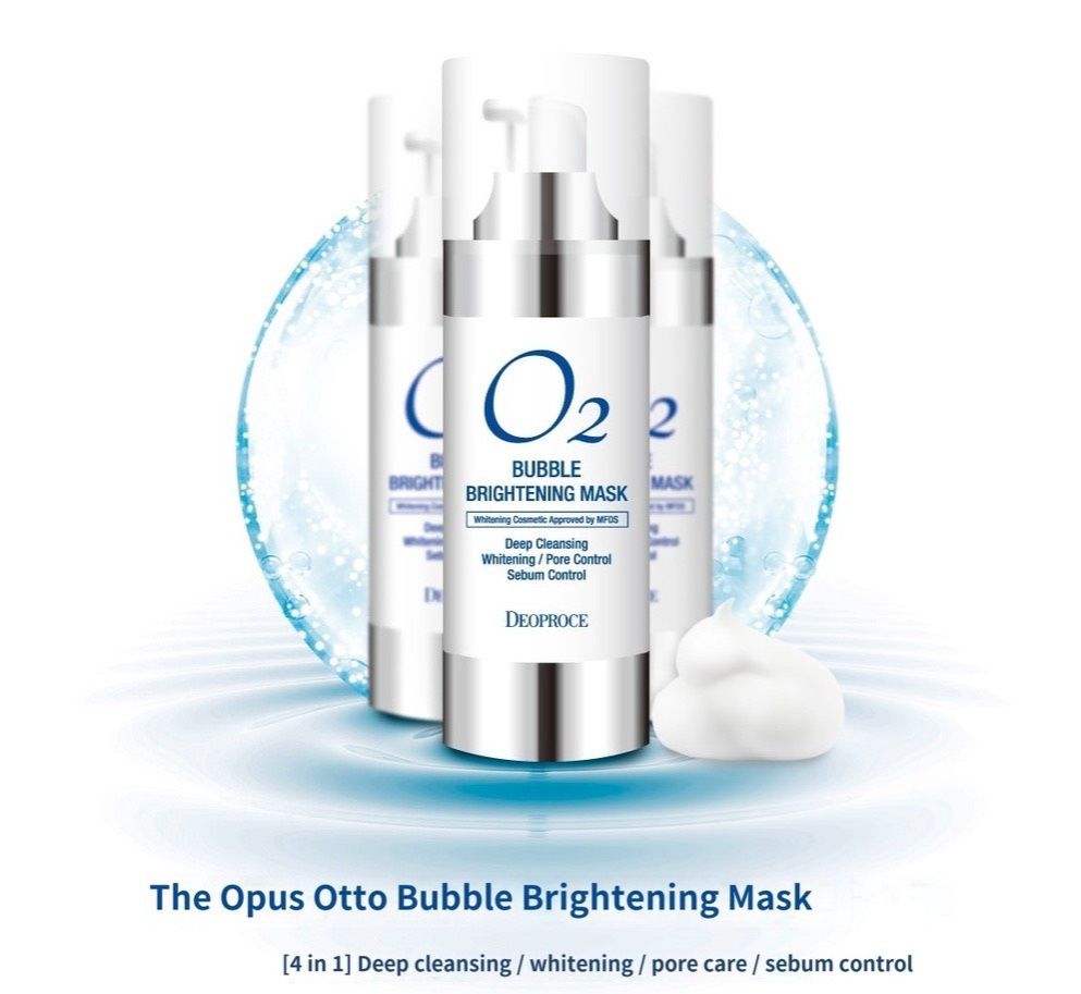 DEOPROCE Mặt nạ sủi bọt O2 BUBBLE MASK 100ml 1166A