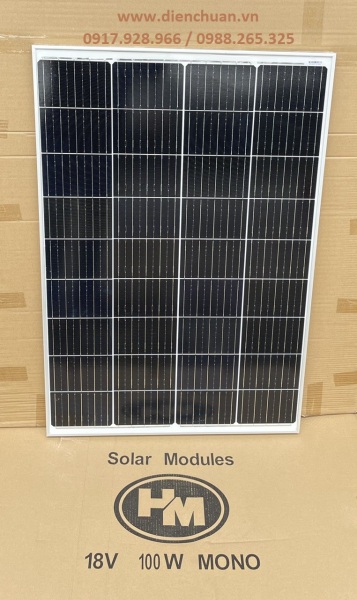 Tấm pin năng lượng mặt trời Mono 100W công nghệ mới nhất 9 Busbar (BB)