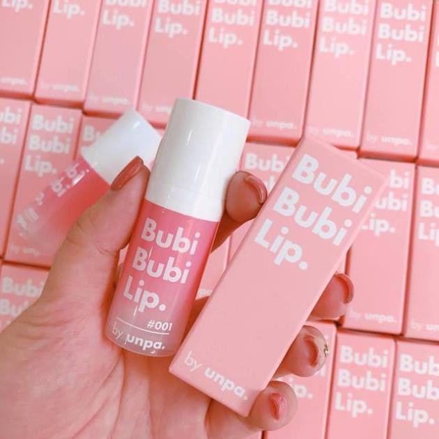 Tẩy tế bào chết môi sủi bọt bubi bubi lip by unpa 12ml
