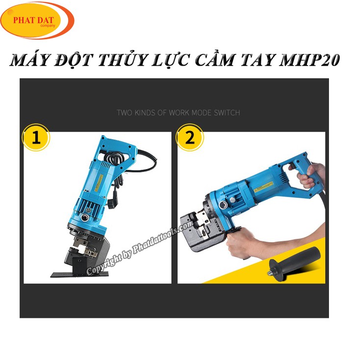 Máy Đột Thủy Lực Cầm Tay MHP20A, Bảo hành 6 tháng