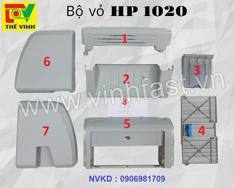 BỘ VỎ MÁY IN HP 1020