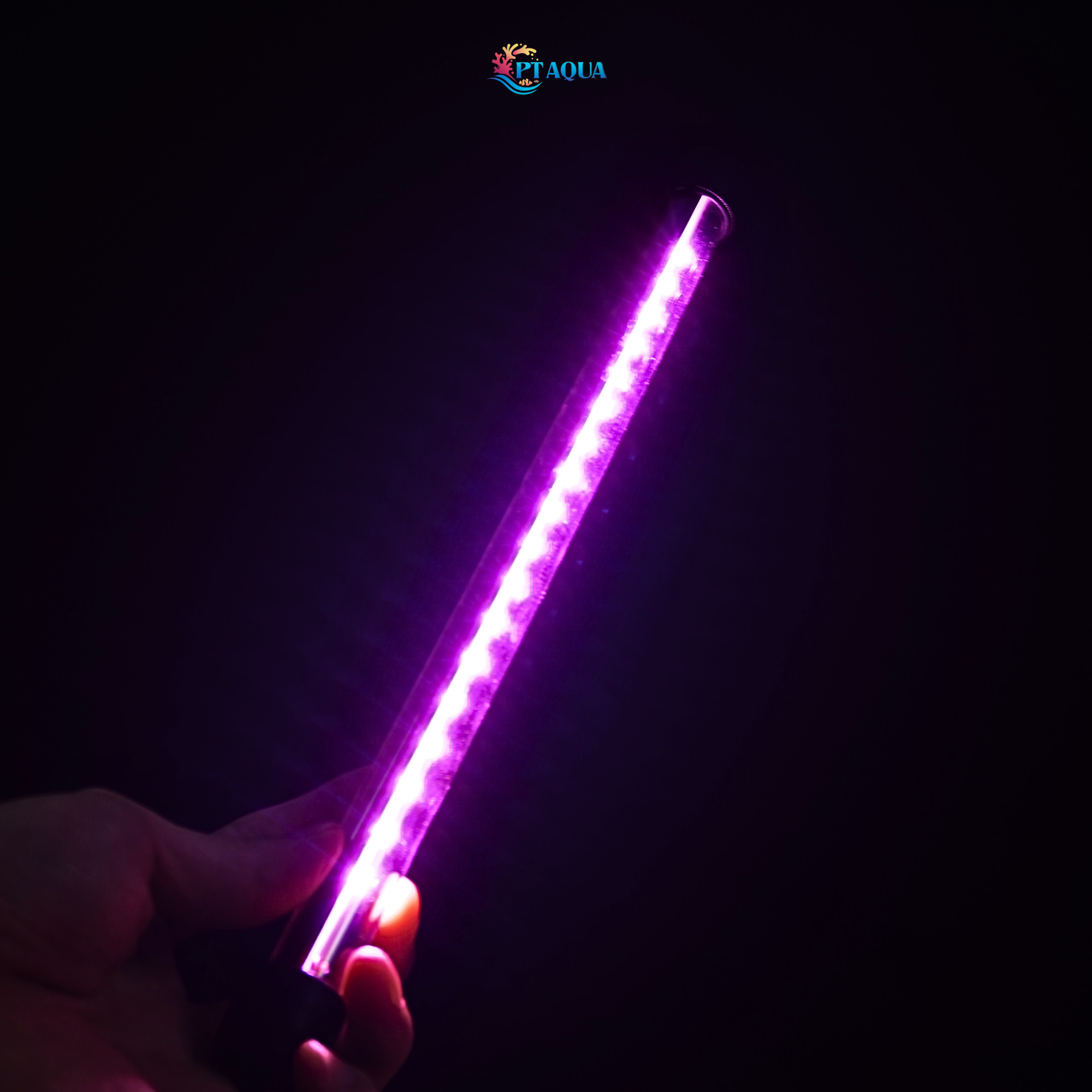 Đèn bể cá ĐÈN CHÌM MÀU HỒNG 20cm - 80cm có công tắt điều chỉnh bật tắt