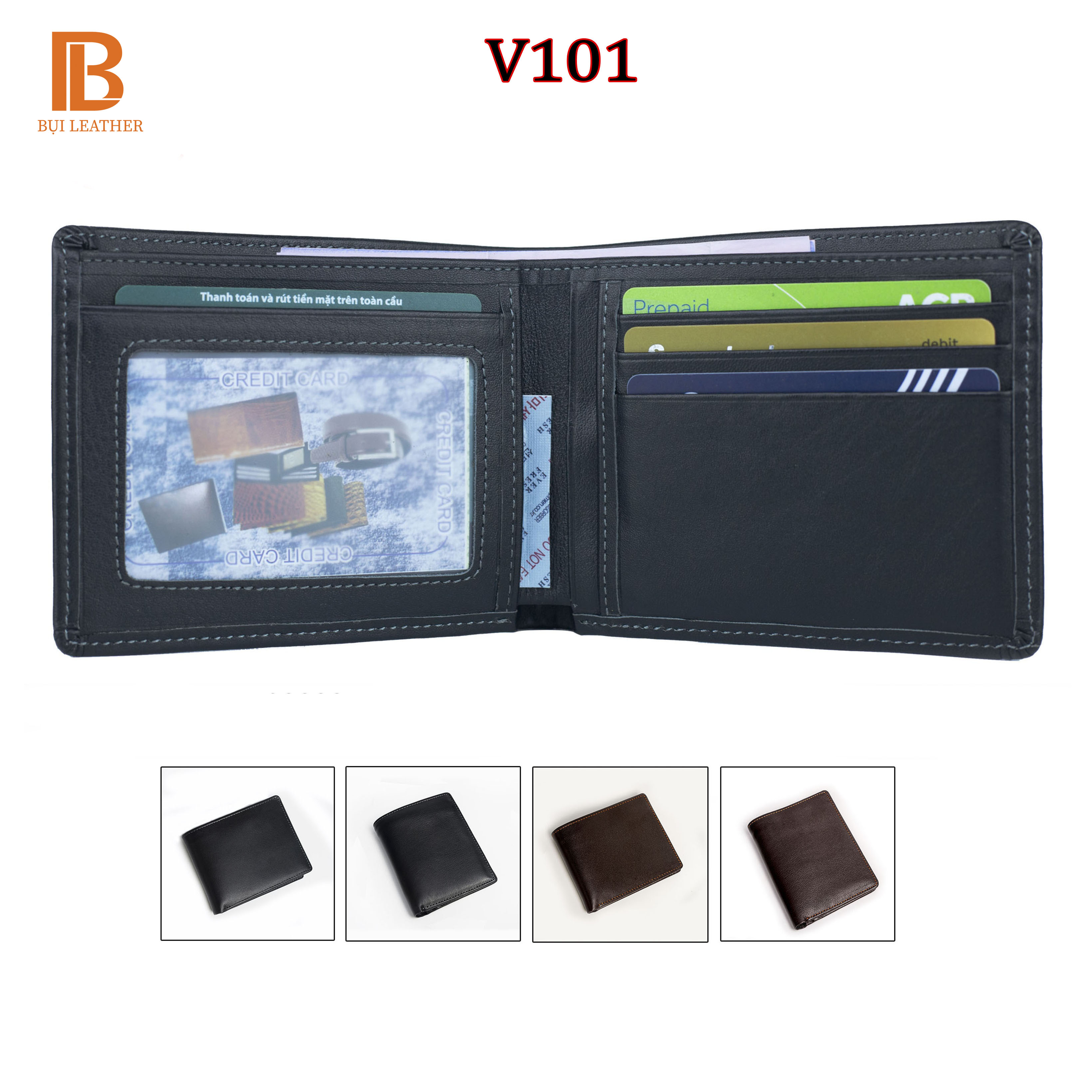 >> BÁO GIÁ BÓP NAM , VÍ NAM WAN DA BÒ THẬT KIỂU DÁNG ĐỨNG CAO CẤP VÀ SANG TRỌNG W01 (MÀU ĐEN CÓ HỘP) | Shopee Lazada Sendo Tiki mới nhất 58 Ví nam da bò nappa V101 cao cấp, bóp nam da bò thật nhiều ngăn chứa tiền chứa thẻ, dáng ngang và đứng có khóa kéo,2 màu đen và nâu,Fullbox hộp sang trọng làm quà tặng,thương hiệu Bụi leather chuyên đồ da thật,bảo hành 24 tháng