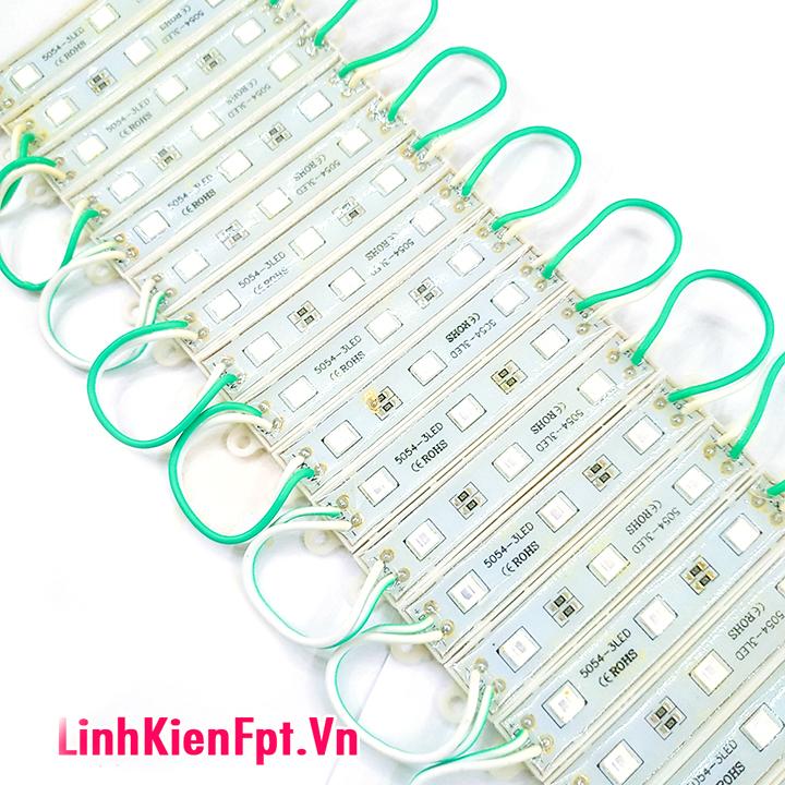 Led Hắt Siêu Sáng Trắng , đỏ , xanh Dây 20 Thanh
