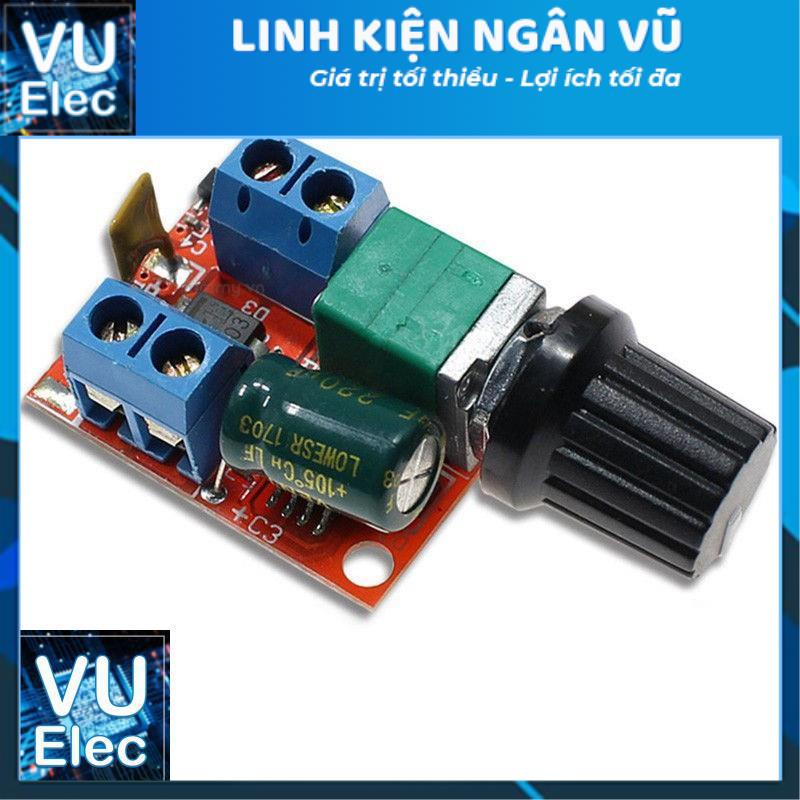 Dimmer DC3-24V 5A - Điều tốc động cơ, quạt Dc