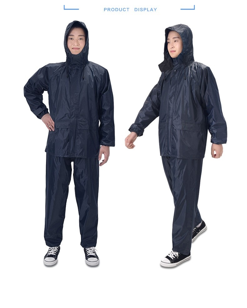 Men and women hooded raincoat suits-raincoat set with hats-protective coat-buy skirt-rain cover-cold resistant coat