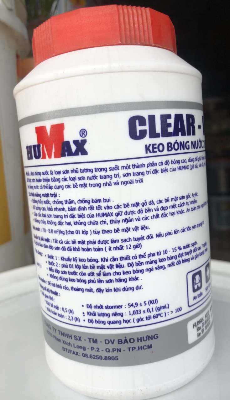 KEO Bóng Nước 2K - CLEAR / 1lit