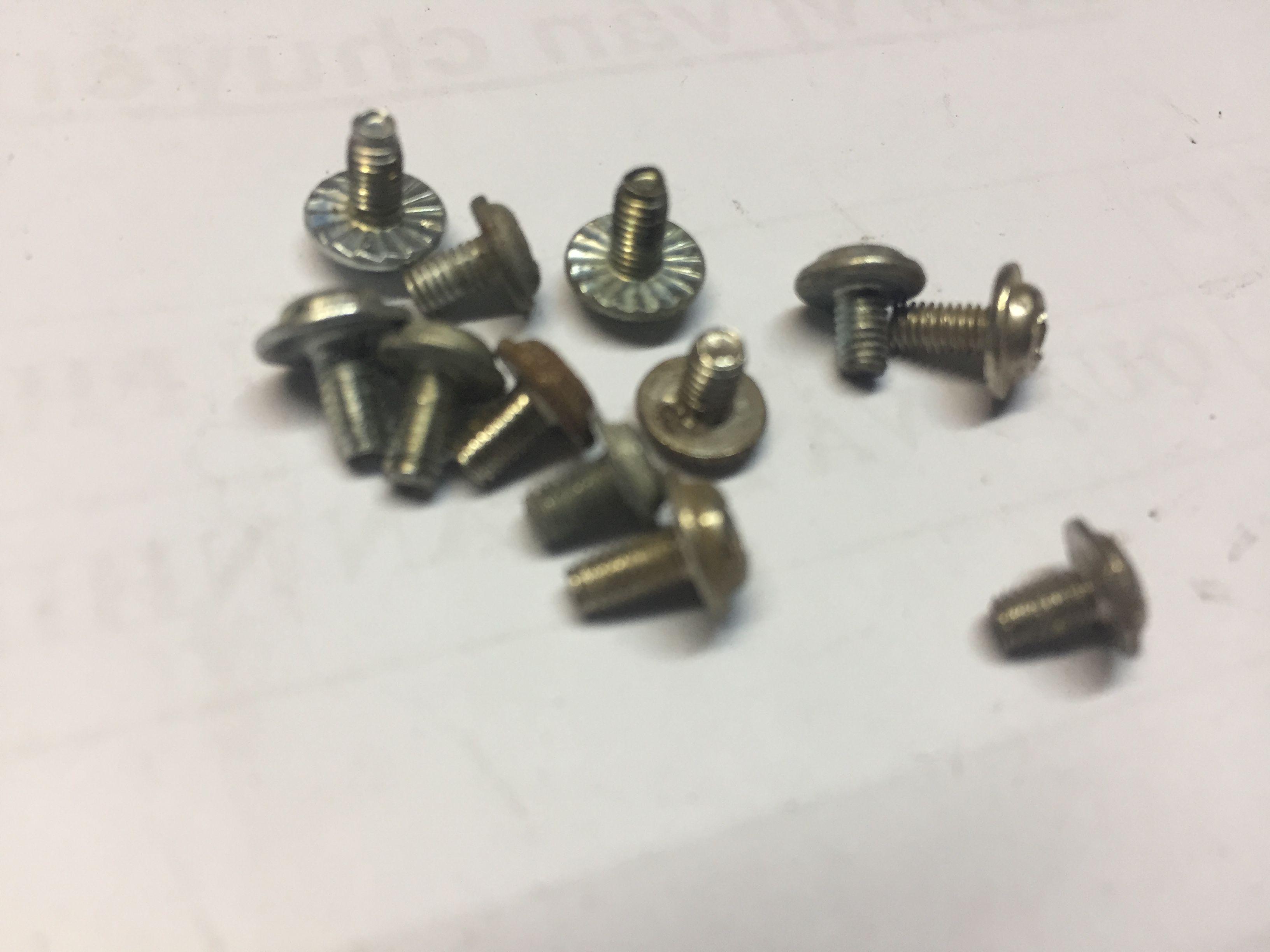 20 Computer Mainboard Screws, Suitable for Computer Components, Heat Sinks, and Power Supplies.