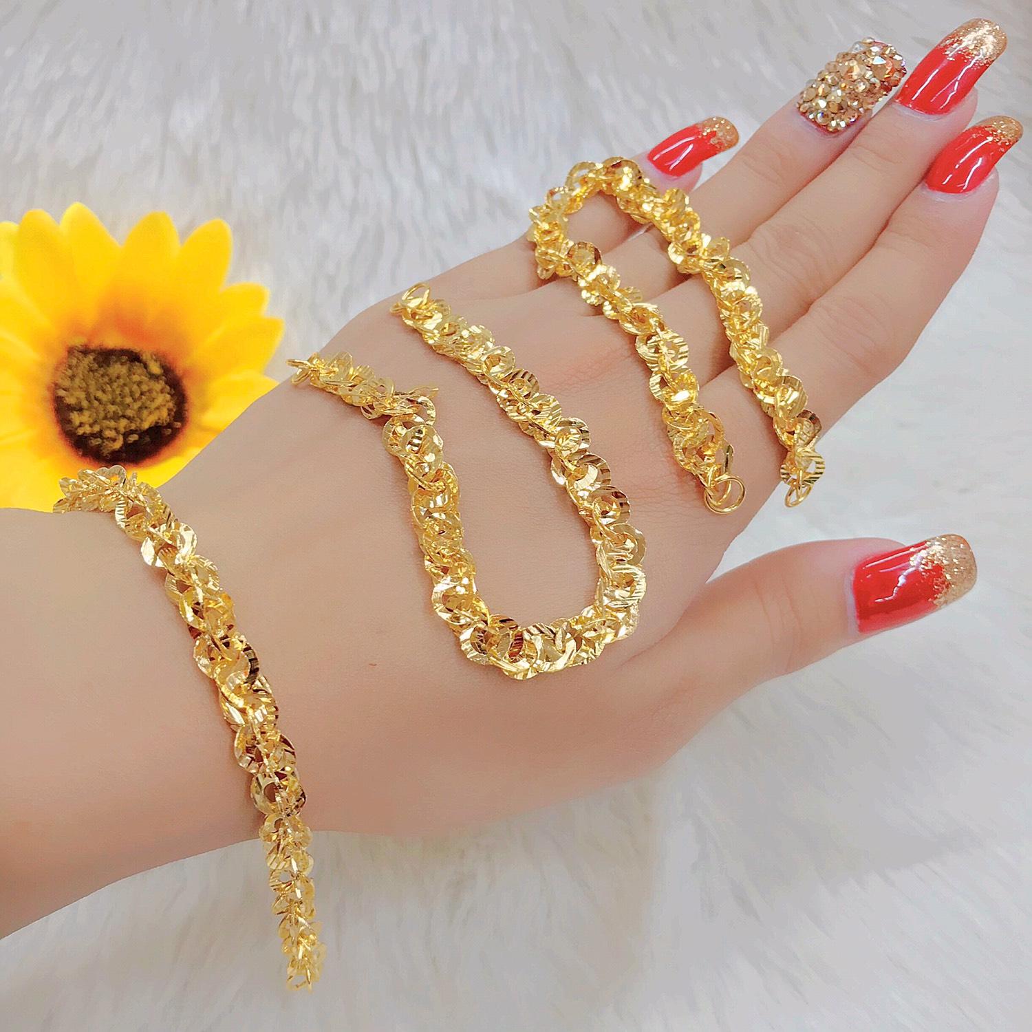 Lắc Tay Nữ Mạ Vàng 18K ( Free Size ) ( 01 Chiếc ) Tubi Cony - Mã 060.07.02.156 - Mang Đi Chơi, Đi Tiệc Rất Sang