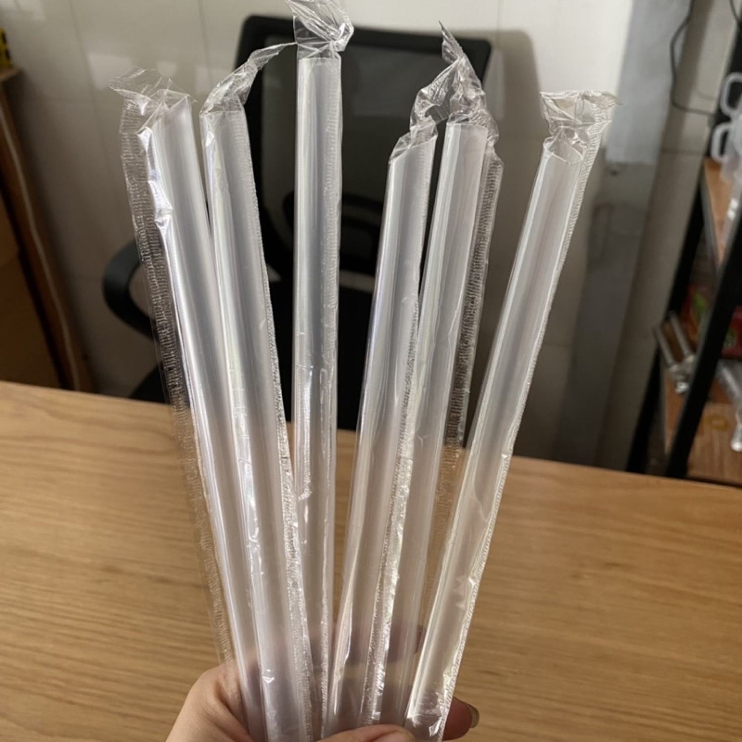 Ống Hút Có Màng Bọc Phi 8, Phi 12 Bịch 500g